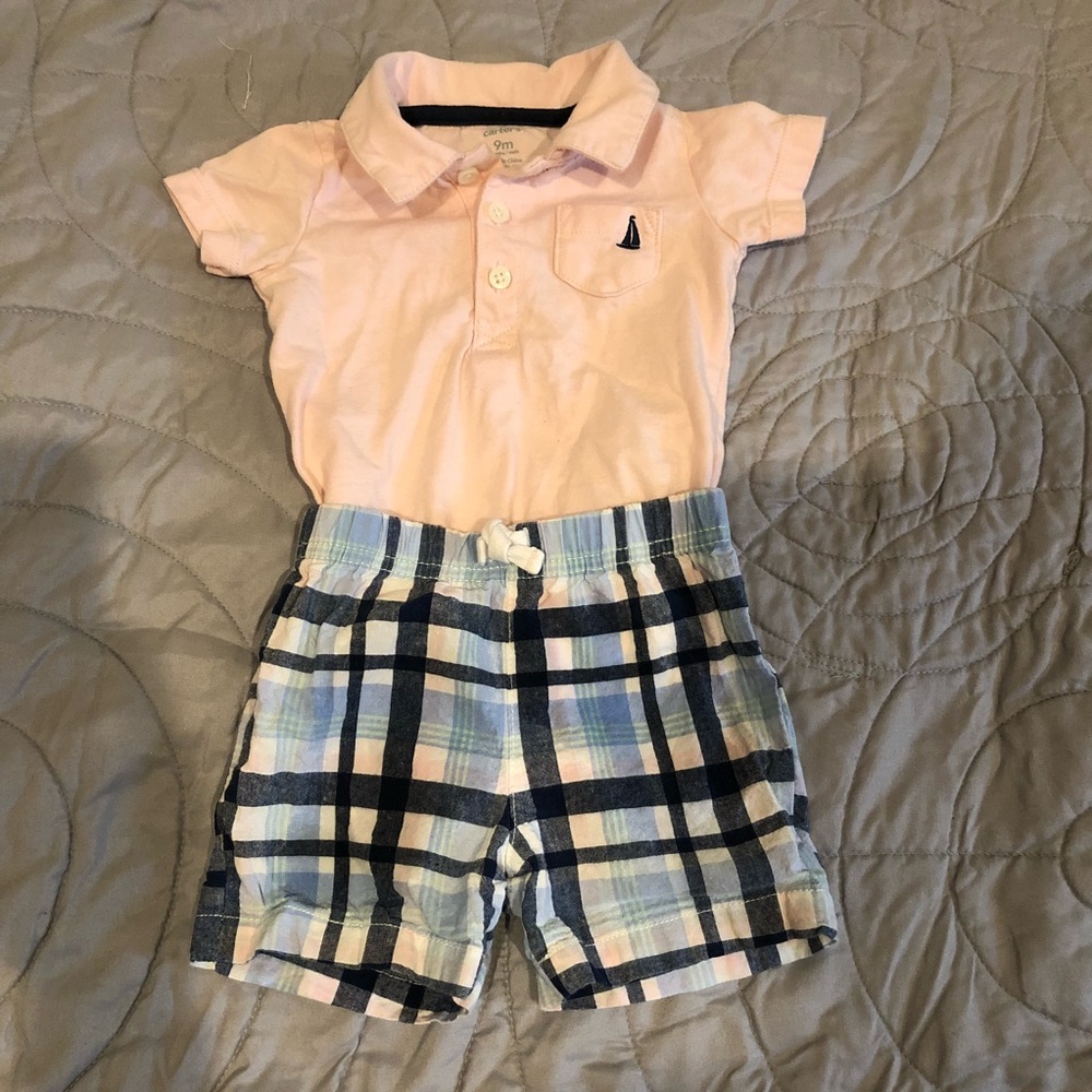 Carter’s 2 Piece Short Outfit - 9mo
